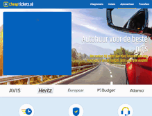 Tablet Screenshot of cars.cheaptickets.nl