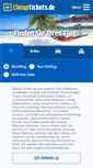 Mobile Screenshot of cheaptickets.de