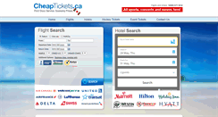 Desktop Screenshot of cheaptickets.ca